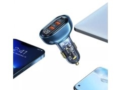 شارژر فندکی فست شارژ ماشین تایپ سی 80 وات یوسامز