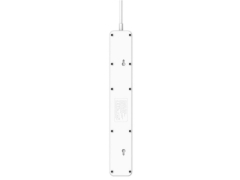 خرید چند راهی برق پنج سوکت، دو یو اس بی و یک تایپ سی الدنیو LDNIO SC5319 5 Port + 3 USB Power Socket Plug Extension Wall Charger