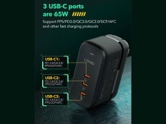 خرید شارژر دیواری تایپ سی 65 وات الدنیو LDNIO 65W GaN Supper Fast Charger Q367