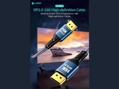 کابل دو سر دیسپلی پورت 2 متری کوتسی با وضوح تصویر بالا Coteci Displayport 16K 87403