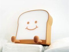 کیفیت چراغ خواب نان تست و نگهدارنده موبایل  Led Lamp Night Light Cartoon Toast BreadMobile Phone Holder Silicone FL-01