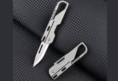 قیمت Multifunctional titanium alloy unboxing mini knife high D2