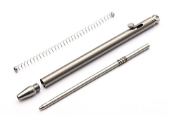 خرید خودکار تیتانیومی قابل اتصال به جاکلیدی Creative pure titanium mini bolt pen EDC portable