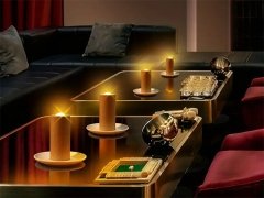 خرید چراغ شب شمع طرح چوبWood LED Candlelight Simulation Wax Candle Night Light