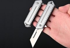قیمت چاقو آنباکسینگ جمع‌شونده کشویی ضدزنگ Stainless steel heavy-duty utility unboxing knife