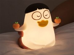 خرید چراغ خواب رومیزی سیلیکونی کارتونی Baby Duck Ducky LED Mood Light bwxly-01