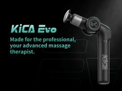 خرید بهترین ماساژور تفنگی حرفه ای کیکا KiCA EVO Foldable Massage Gun