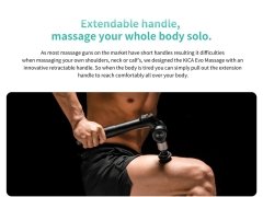 قیمت ماساژور تفنگی حرفه ای تاشو کیکا KiCA EVO Foldable Massage Gun