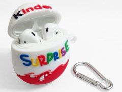 کاور محافظ ایرپاد طرح تخم مرغ Egg Silicone Case Apple Airpods