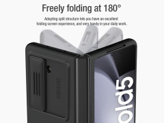 بهترین قاب محافظ سامسونگ زد فولد 5 نیلکین Nillkin Samsung Galaxy Z Fold 5 CamShield Silky silicone case