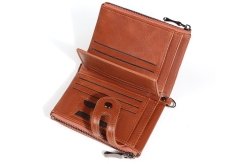 فروش کیف پول مردانه سانی ستی RFID anti-theft men's leather wallet S3021