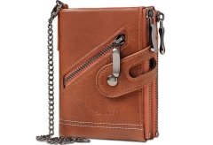 کیفیت کیف پول مردانه سانی ستی RFID anti-theft men's leather wallet S3021