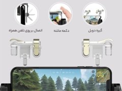 قیمت دسته بازی گیم سیرGameSir F2 PUBG Mobile Game Controller Trigger