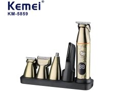 ست ماشین اصلاح موی سر، صورت و بدن شارژی کمی Kemei KM-5859