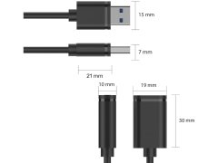 کابل افزایش طول USB 2.0 یونیتک Unitek Y-C417GBK USB 2.0 extension cable 3 m