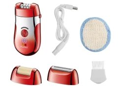 اپیلاتور و اپیلیدی شارژی کیمی Kemei 3 in 1 USB Rechargeable Electric Hair Epilator KM-908A