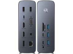 پاور هاب سوپر شارژ بیسوس Baseus UnionJoy Pro 17-Port Four-Screen Multifunctional HUB Docking Station WKSP090013