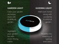 چراغ خورشیدی فضای سبز بلوتوثی هوشمند ضدآب مایپو MIPOW BTL400 Bluetooth Intelligent LED Solar Energy