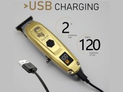 ریش تراش و ماشین اصلاح موی سر و بدن شارژی کیمی Kemei KM-PG1947 Professional Hair Clipper LCD Display Hair Trimmer