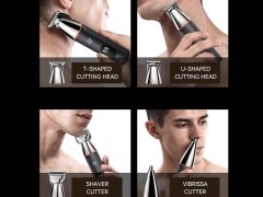 مجموعه ماشین اصلاح موی سر، صورت و بدن شارژی کیمی Kemei Hair Cutting Machine Barber KM-5857