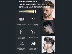 ماشین اصلاح موی سر و صورت شارژی کیمی Kemei Cordless Electric Hair Trimmer KM-2185