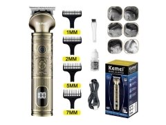 ارزانترین ماشین اصلاح موی سر و بدن چندکاره برنزی شارژی کیمی KEMEI Hair clipper KM-1635 rechargeable