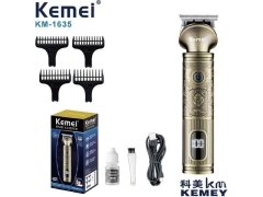 خرید ارزانترین ماشین اصلاح موی سر و بدن چندکاره برنزی شارژی کیمی KEMEI Hair clipper KM-1635 rechargeable