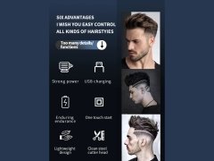 دستگاه اصلاح موی سر و صورت شارژی کیمی Kemei Hair Trimmer Professional Clipper KM-1578