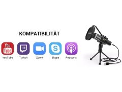 خرید میکروفن کندانسر تونور TC30 USB Condenser Microphone