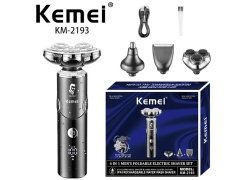کیفیت ماشین اصلاح شارژی کیمی KEMEI Multifunction Cordless Electric Shaver TXD-KM-2193