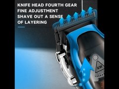 ماشین اصلاح موی سر و بدن مخصوص سالن کیمی Kemei KM-1763 Hair Clippers Rechargeable Hair Trimmers For Salon