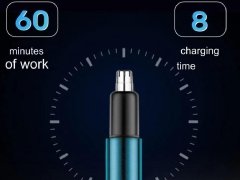 اصلاح کننده ابرو شارژی کیمی Kemei Nose & HIS Eyebrows Hair Trimmer KM-491
