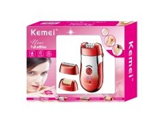 سنگ زنی پا شارژی کیمی Kemei 3 in 1 USB Rechargeable Electric Hair Epilator KM-908A