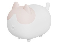 قیمت چراغ خواب فانتزی شارژی رومیزی Cute cat silicone pat lamp induction dimming M21