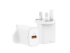 شارژر دیواری فست یو اس بی 18 وات رسی RECCI RC51U 18W QC3.0 QUICK CHARGER