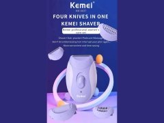 خرید اپیلاتور چندکاره شارژی کیمی Kemei KM-6037 Rechargeable Women Epilator Electric