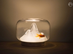 خرید چراغ خواب با طرح کوهستان رومیزی Warm Mountain Lamp Simple Night Light Small Warm Lamp Creative