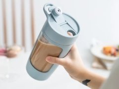 لیوان شیکر ورزشی شارژی 650 میلی لیتر EQURA Automatic Mixing Cup EQURA-02