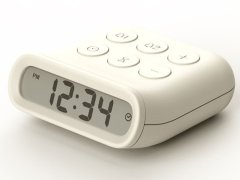 خرید ساعت زنگ‌دار رومیزی چندکاره MUID small alarm clock multi-functional plastic bedroom H-C-05