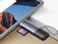 کارت‌ خوان اس دی و میکرو اس دی بیسوس Baseus AirJoy Series Card Reader USB3.0 Single Read WKQX070413
