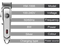 قیمت ریش تراش شارژی کیمی Kemei Rechargeable Electric Hair Trimmer KM-1998