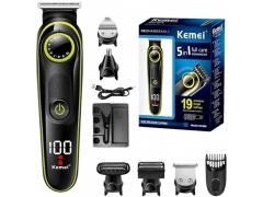 فروش ریش تراش و ماشین اصلاح موی سر و بدن حرفه‌ای شارژی کیمی Kemei KM-696 5 in 1 trimmer shaver