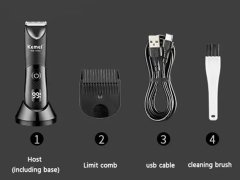 خرید ماشین اصلاح موی سر و بدن شارژی ضدآب کیمی Kemei KM-1840 Electric Body Clipper Hair Trimmer