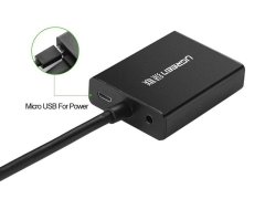 کیفیت تبدیل HDMI به VGA یوگرین UGREEN 50288 HDMI to VGA Converter with Audio