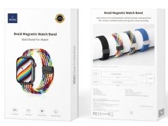 کیفیت بند مگنتی بافته شده اپل واچ 42، 44، 45 و 49 میلی‌متری ویوو WIWU 42/44/45/49 Braided magnetic watch band Wi-WB004