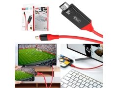 کیفیت کابل HDMI به لایتنینگ ایکس او XO-GB006 Cable Lightning to HDMI & USB 2K 60Hz 1.8M