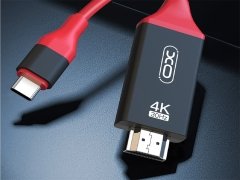 کیفیت کابل HDMI به تایپ سی ایکس او XO-GB005 Type-C Cable To HDMI 4K 2M