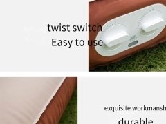 خرید تشک بادی دونفره اتوماتیک New One Button Automatic Inflatable Bed Double Outdoor Camping Folding Air yc-fcd02