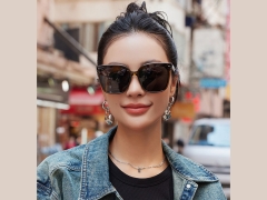 خرید عینک آفتابی زنانه پولاریزه Karen Bartha A0756 polarized sunglasses large frame