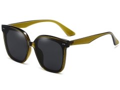 خرید عینک آفتابی دودی پولاریزه Karen Bartha A0756 polarized sunglasses large frame